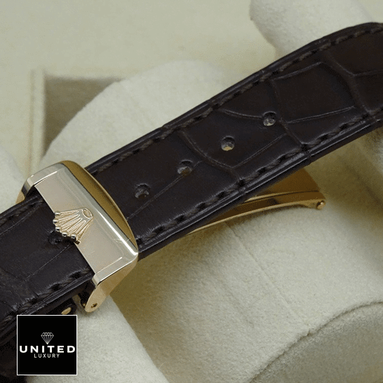 Rolex Day-Date 118135-0002 Rolex Day-Date 118139 V5 Brown Leather Bracelet Replica