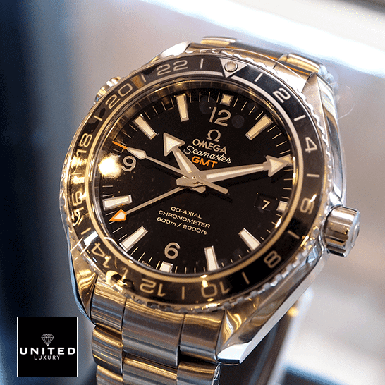 Omega Seamaster Planet Ocean Co-Axial 232.30.44.22.01.001 Omega Seamaster 232.30.44.22.01.001 Planet Ocean Black Dial Replica crwon / push button