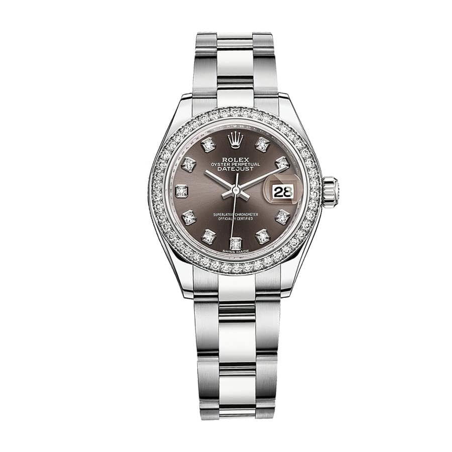125a2566c68e0d4c6df503710b822cbe18900d36 Rolex Datejust 128300 “Dark Rhodium Diamond Dial” High-End Replica 1:1 - Image 1