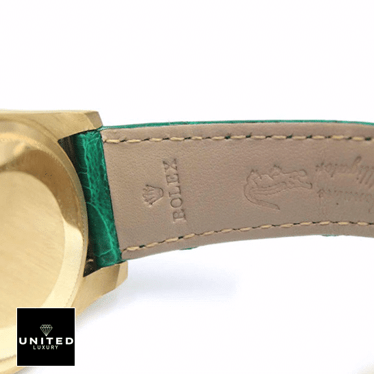 Rolex Day-Date 118138-0003 Rolex Day-Date 118138-0003 Replica Gold Case & back of the green bracelet