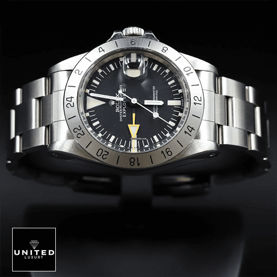 Rolex Explorer II 1655 Rolex Explorer II 1655 (Antique) Black Dial WARO025 Oyster Replica Black Background