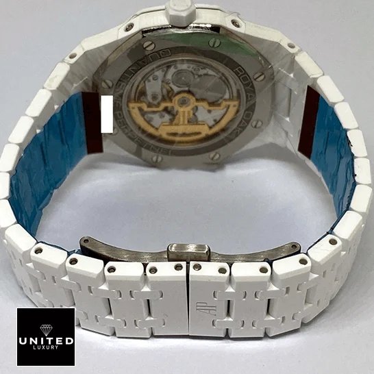 Audemars Piguet Royal Oak Perpetual Calendar 26579CS.OO.1224CS.01 Signature Copy Edition Audemars Piguet Perpetual Calendar Steel White Bracelet Replica