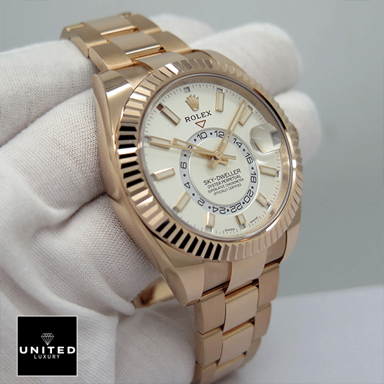 Rolex Sky-Dweller 326935 Rolex Sky-Dweller Rose Gold 326935-0005 Oyster Replica