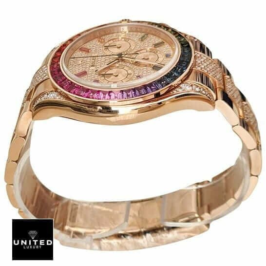 Rolex Daytona Rolex Daytona Rainbow Diamond Bezel Replica