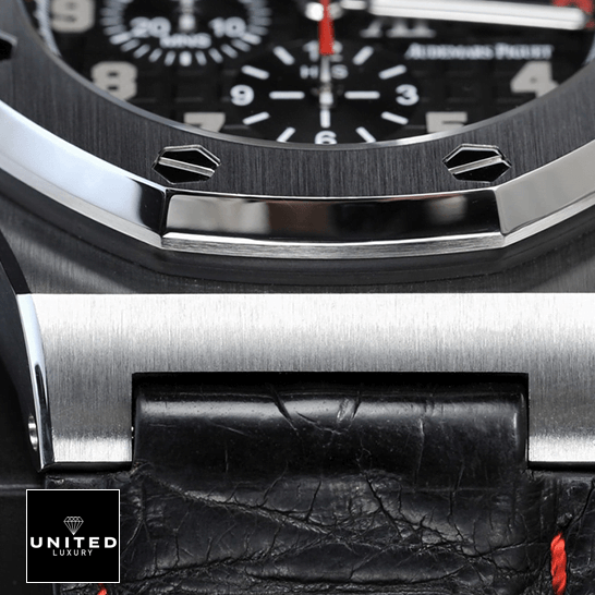 Audemars Piguet Royal Oak Offshore 26133ST.OO.A101CR.01 Audemars Piguet Royal Oak Black Leather Bracelet Steel Case Replica