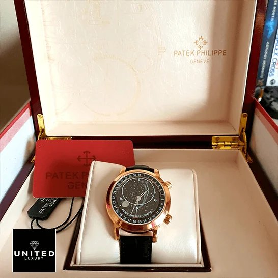 Patek Philippe Grand Complications 6102R-001 Patek Philippe Celestial Rose Gold Black Dial Replica in the box