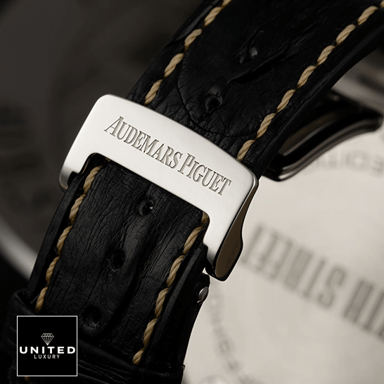Audemars Piguet Super Clone Audemars Piguet 26298SK.OO_.D101CR.01 Leather Bracelet Replica steel clasp