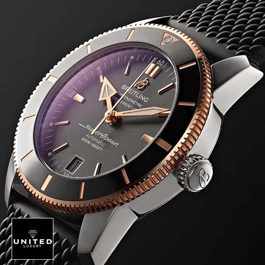 Breitling Superocean Heritage Automatic Black Dial Replica side view