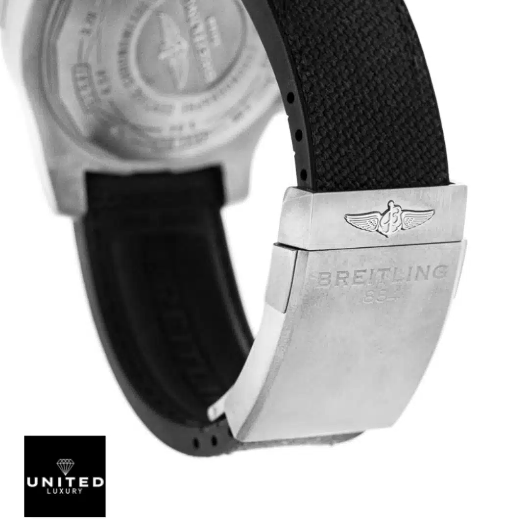 Breitling Super Avenger II A13371 Breitling Super Avenger II A1337111/BC29-442X Rubber Bracelet Stainless Steel Clasp Replica