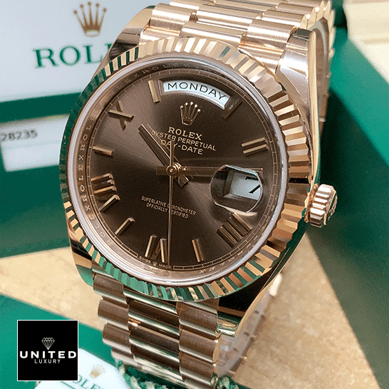 Rolex Day-Date 118139 Rolex Day-Date 40 228235-0002 Stainless Steel With Rose Gold Replica