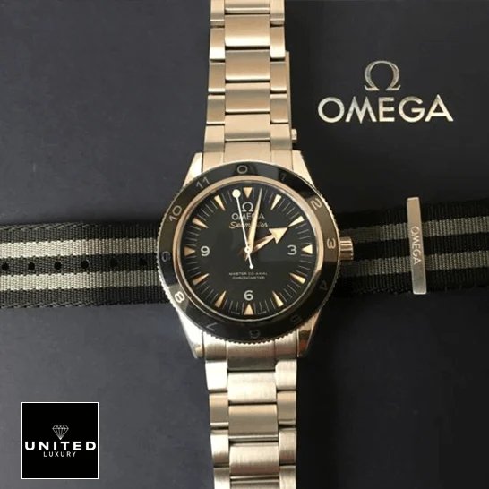 Omega Seamaster 233.32.41.21.01.001 Omega Seamaster Black Dial Stainless Steel Replica on the omega box