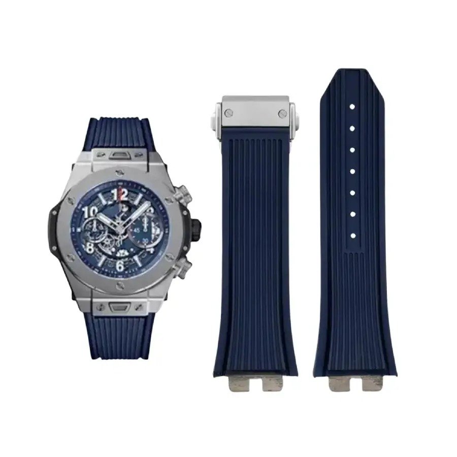 Hublot – Big Bang Unico –  Rubber Strap – Blue