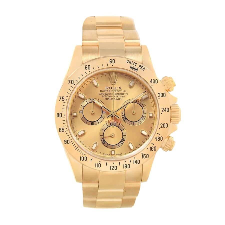 5ba80538d6ed2d104af48c17008b4f883bde75a0 Rolex Cosmograph Daytona 116528 “Yellow Gold” Master Replica 1:1 - Image 1
