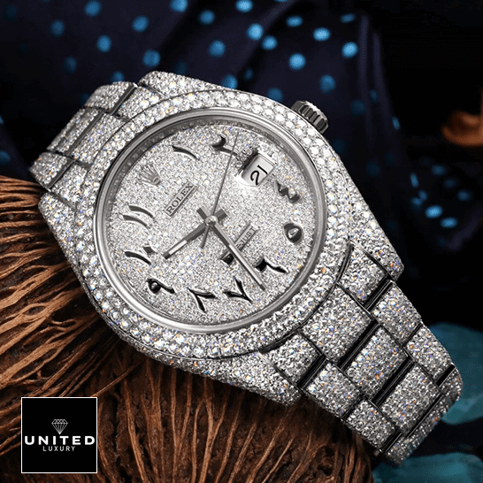 Rolex Datejust 126300 Rolex Datejust 116300 Iced Out White Diamond Replica