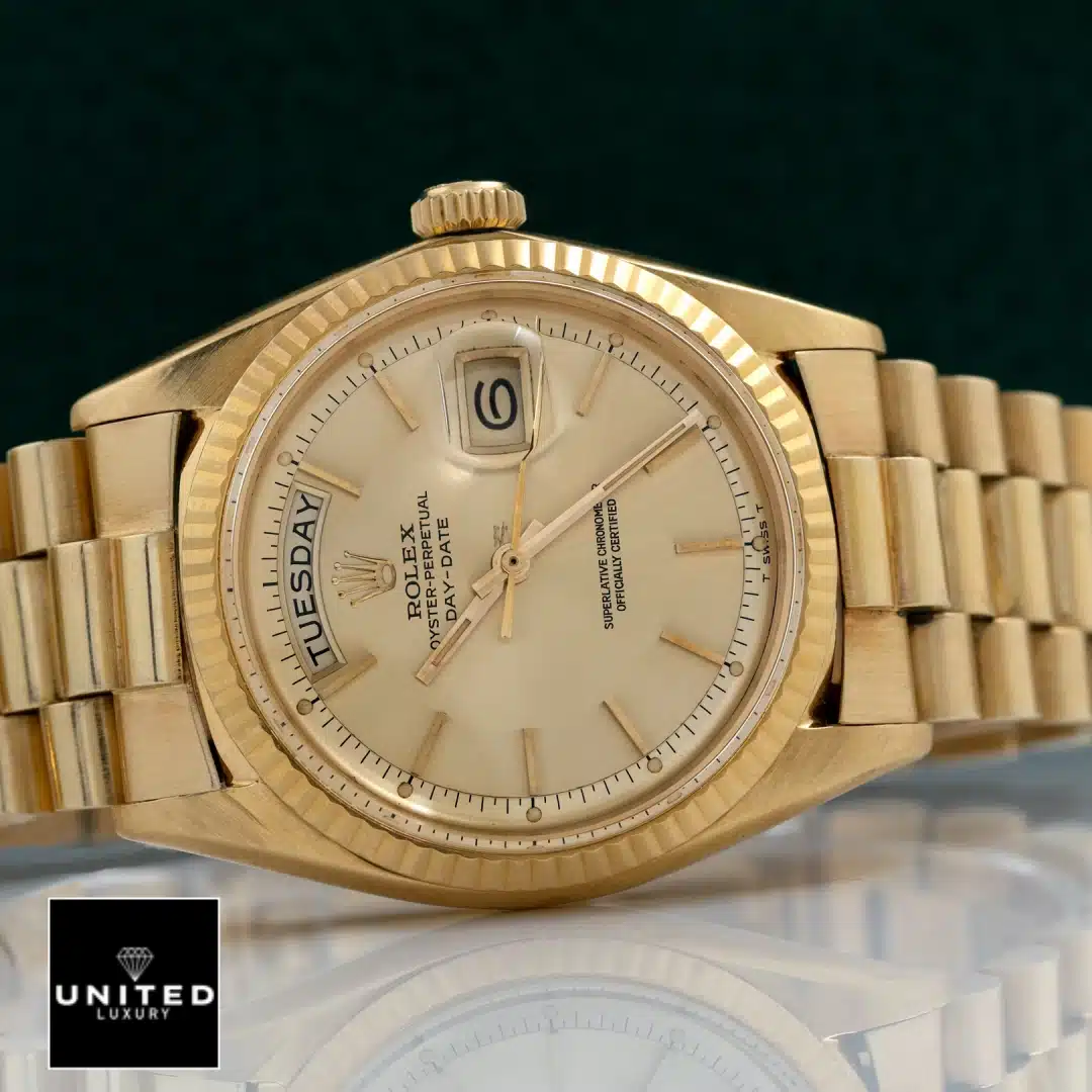 Rolex Day-Date 228238 Rolex Day-Date 40 228238-0003 Yellow Gold Oyster Replica & Crown Pusher