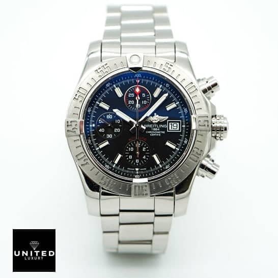 Breitling Super Avenger II A13370 Breitling Super Avanger A11370 Replica Blue Dial Chronograph