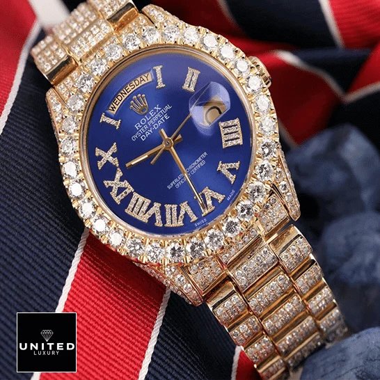 Rolex Day-Date 36 18038 Iced Out Replica