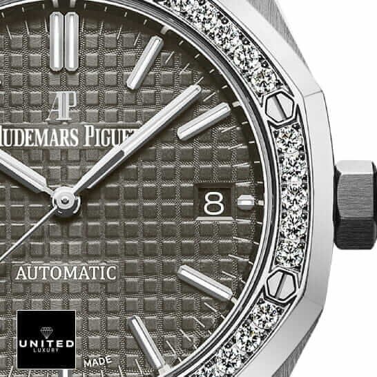 Audemars Piguet Royal Oak Audemars Piguet Royal Oak 15451ST.ZZ.1256ST.02 Gem-Set Bezel Replica