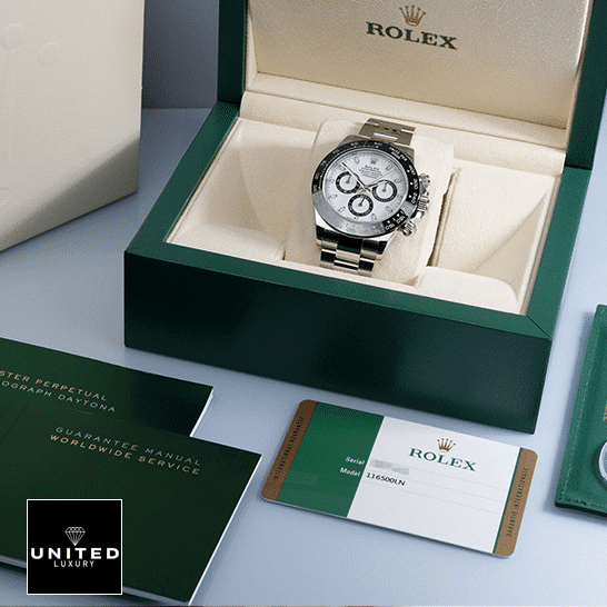 Rolex Daytona 116500LN-0001 Rolex Daytona 116500ln-0001 Oyster Replica in the Green Rolex Box