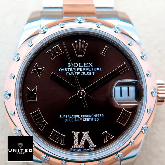 Rolex Datejust 178341 Superior Replica Rolex Datejust Chocolate 178341 Roman Replica
