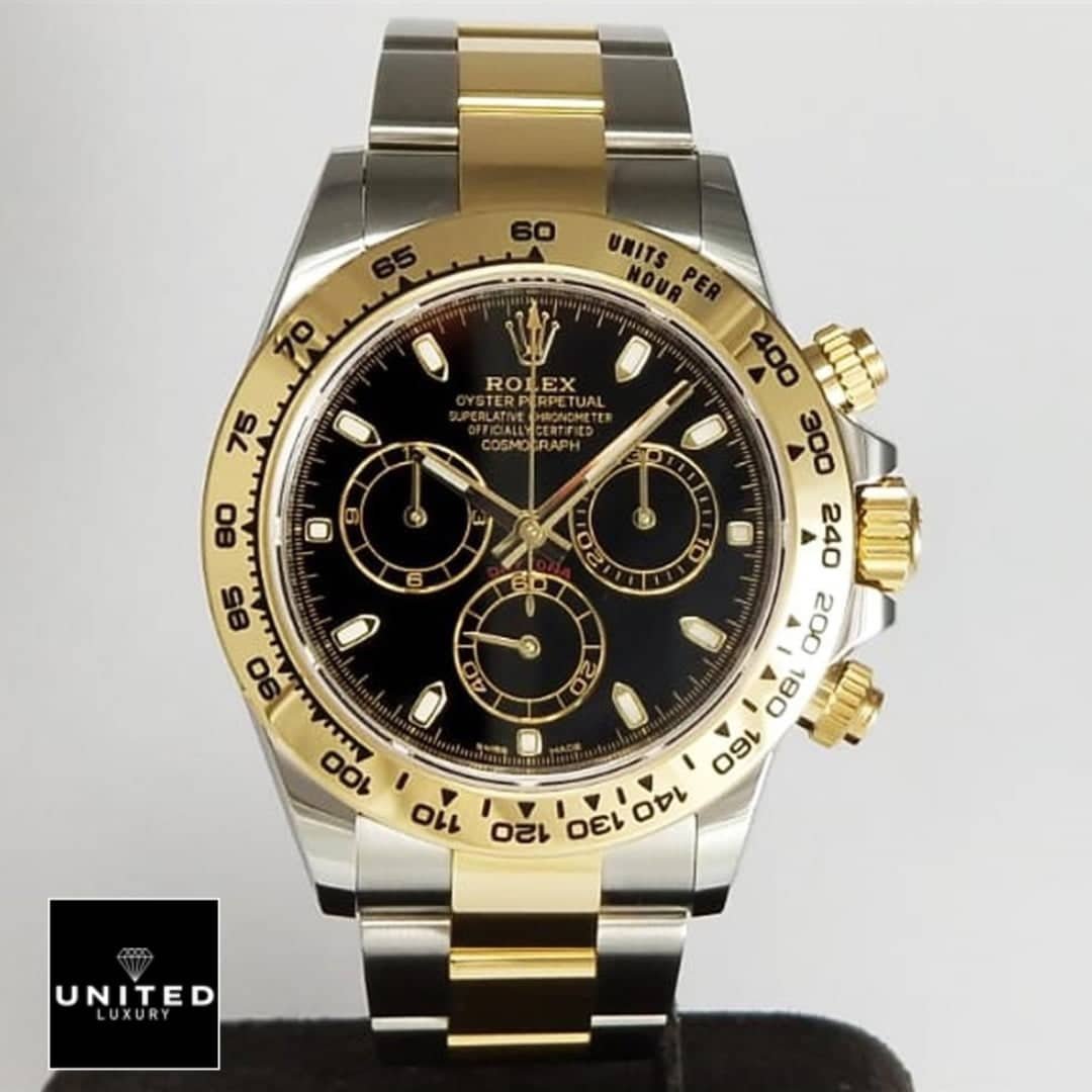 Rolex Daytona 116523 Rolex Daytona Gold & Steel Black Dial 116503 Replica