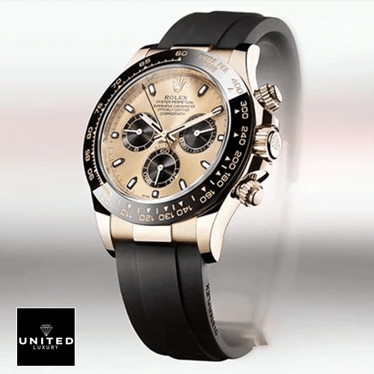 Rolex Daytona Cosmograph 116508 Rolex Daytona 116518LN Yellow Gold Case Button & Crown Pusher Replica