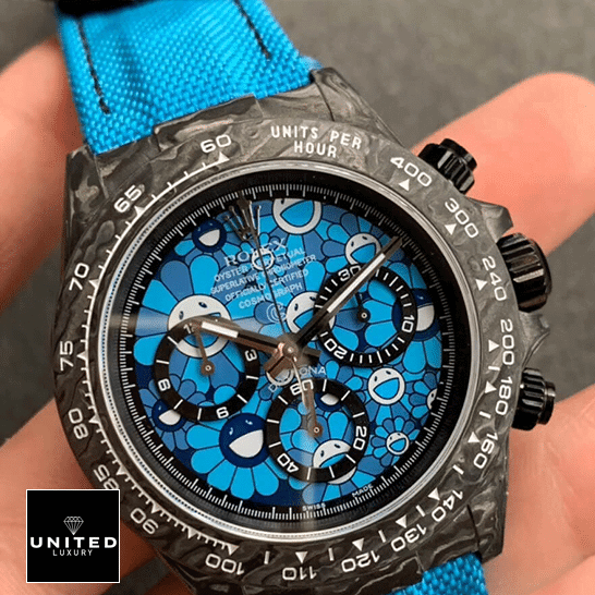 Rolex Cosmograph Daytona 116509 Rolex Daytona Cosmograph Automatic Blue Sun Flower Pattern Dial Replica