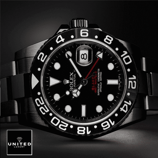 Rolex GMT-Master II 126710LN Rolex Blaken GMT-Master II Black Bezel With White Numerial Replica