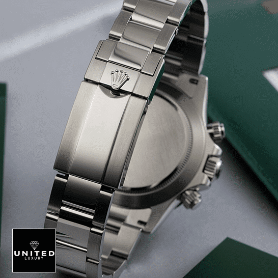 Rolex Daytona 116500LN-0001 Rolex Daytona 116500ln-0001 Oyster Bracelet Fold Clasp on the Rolex Logo Replica