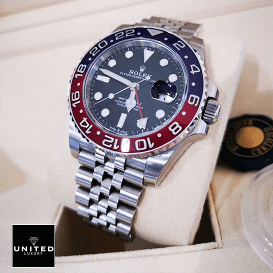 Rolex GMT-Master II Rolex Gmt Master 116719BLRO Blue & Red Bezel Replica Jubilee Bracelet