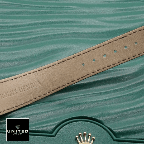 Rolex Day-Date 118135-0002 Rolex Day-Date 118139 V5 Brown Leather Bracelet on the Rolex Box Replica