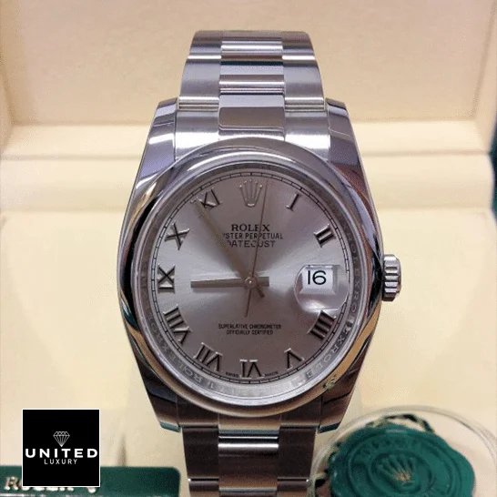 Rolex Datejust 116200 Rolex Datejust 36 Perpetual 116200 stainless steel case and bezel Replica in the box