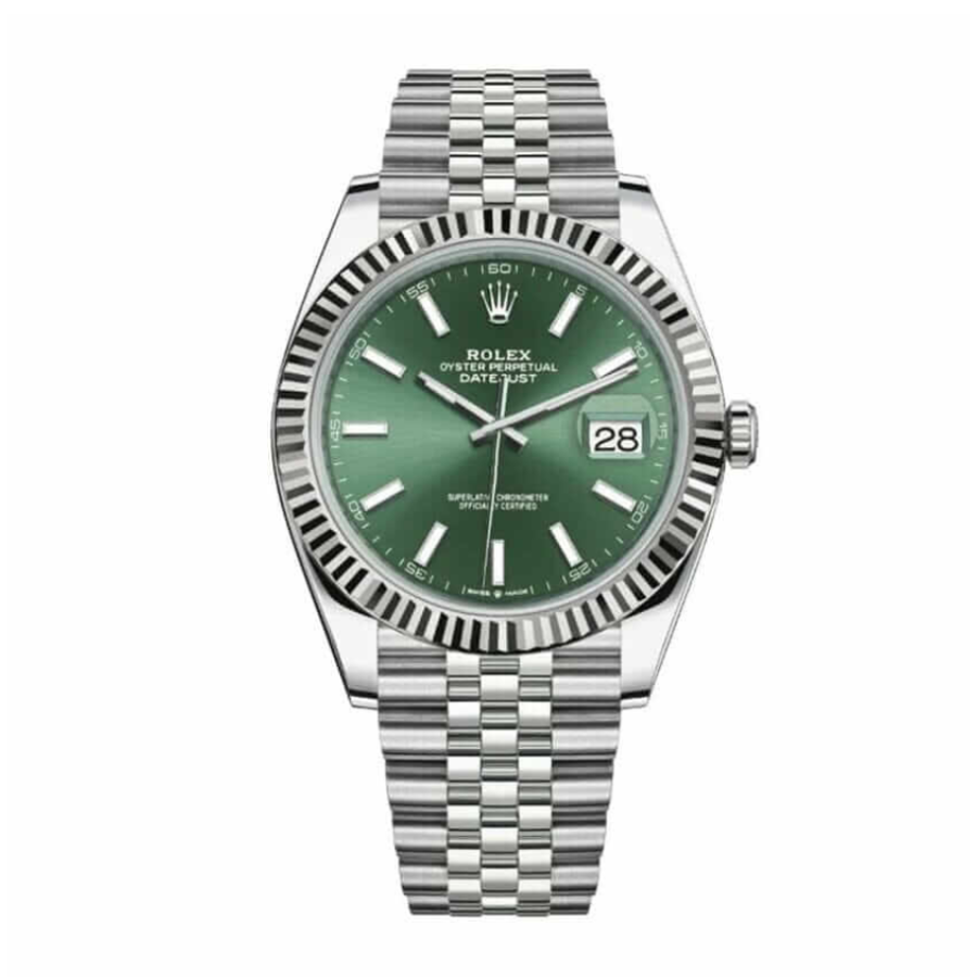 cacc1ea8be465ca37545f5d9fed4c4b8f7a5d782 Rolex Datejust 126300 “Mint Green” Handcrafted Replica Edition - Image 1
