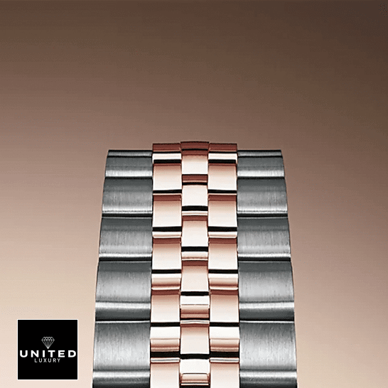 Rolex Lady-Datejust 279381RBR Everose Gold Sundust Diamond High-End Replica 1:1 Rolex Datejust 279381RBR Rose Gold & Stainless Steel Jubilee Bracelet Replica
