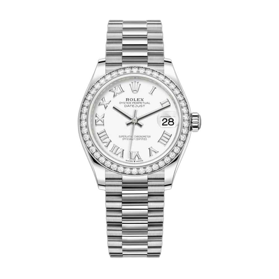 d5ba53f0e724642aef8f7e00ef92b3f3627ea487 Rolex Datejust 278289RBR White Gold Diamond Bezel Luxury Clone Quality - Image 1