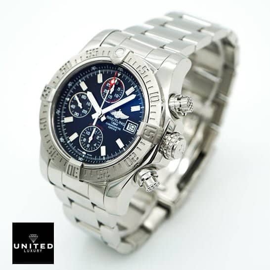 Breitling Super Avenger II A13370 Breitling Super Avanger A11370 Replica Stainless Steel and Crown Pusher