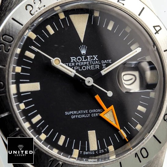 Rolex Explorer II 1655 Rolex Explorer II 1655 (Antique) Black Dial WARO025 Replica