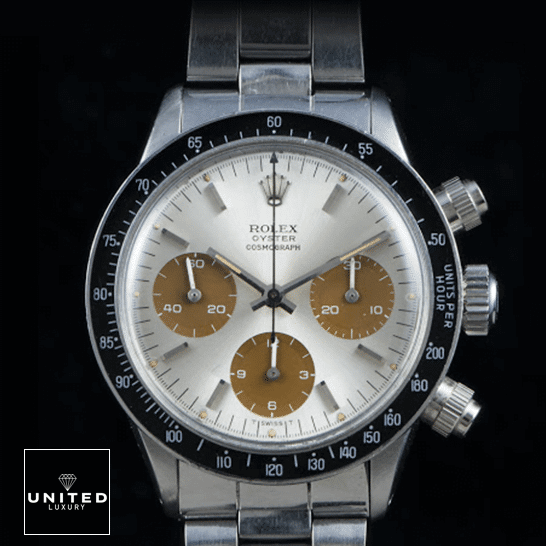 Rolex Cosmograph Daytona 6263 Rolex Daytona Cosmograph OW502596 Stainless Steel Oyster Replica black Background