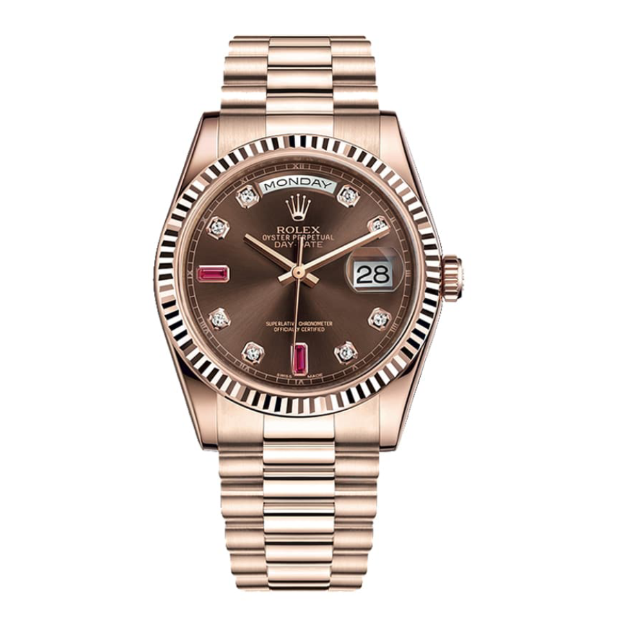 f007cafd958be047ef4bb8280dd103b6241a1a3d Rolex Day-Date 128235 “Chocolate Dial” Top Grade Clone 1:1 - Image 1