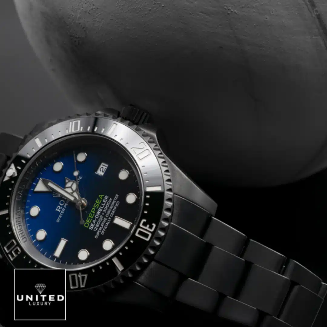 Rolex Deepsea Sea-Dweller Rolex Deepsea Sea-Dweller Black PVD 116660 D-Blue Oyster Replica