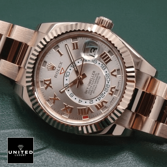 Rolex Sky-Dweller 326935 Rolex Sky Dweller Everose Gold 326935 Oyster Bracelet