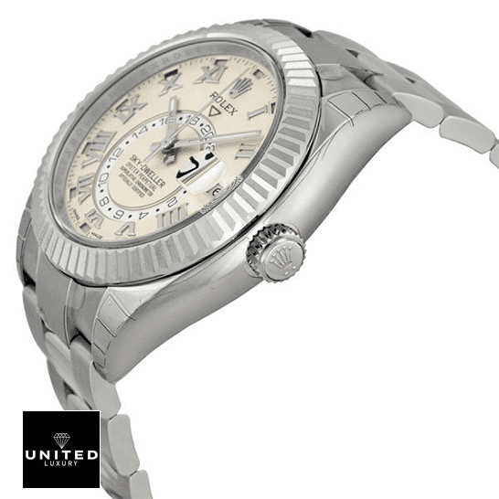 Rolex Sky-Dweller 326939 Rolex Sky-Dweller 326939 S.Steel Case Replica Crown Pusher